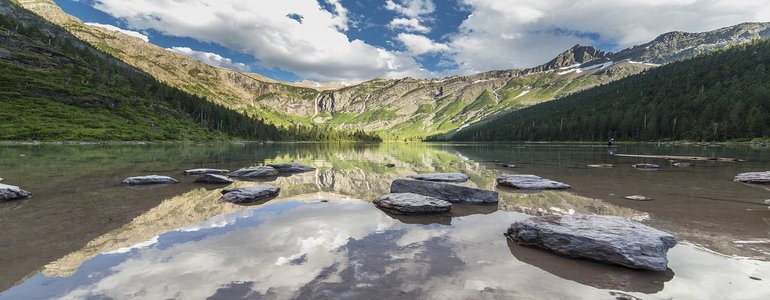 avalanche lake in glacier national park