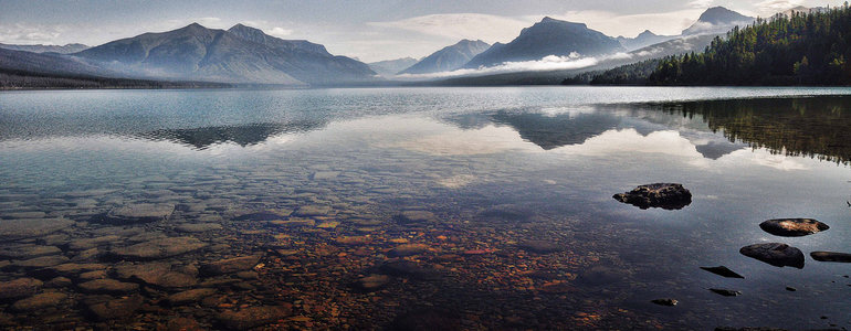 lake mcdonald in glacier national park