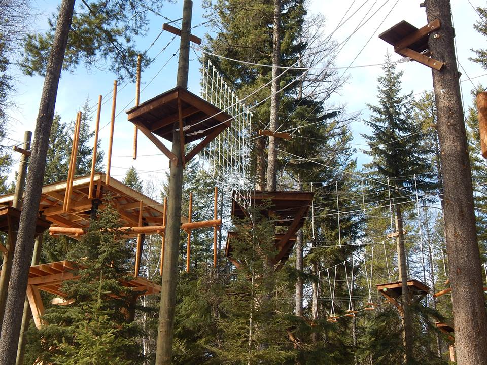 high ropes activity course