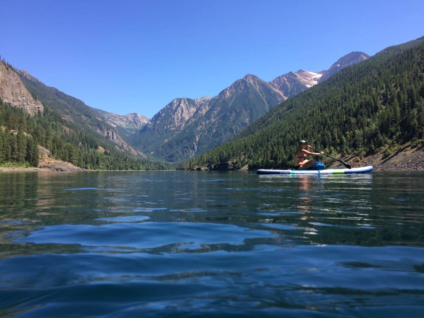 kayaking in glacier national park