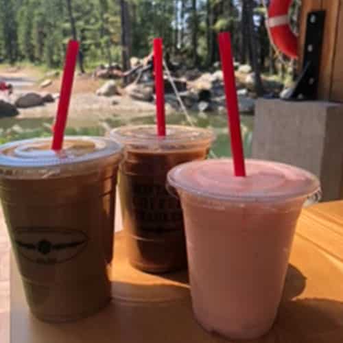 huckleberry slushies at glaicer highline near glacier national park