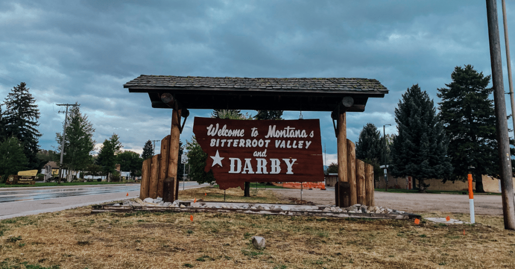 Darby Montana, West Yellowstone to Glacier