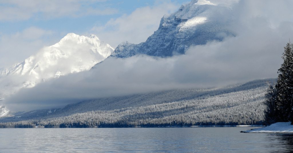 Lake McDonald in Winter