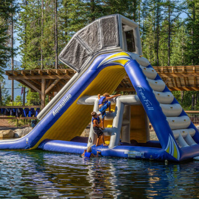 Giant Inflatable Slide - Glacier Highline