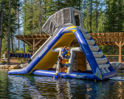 Giant Inflatable Slide - Glacier Highline