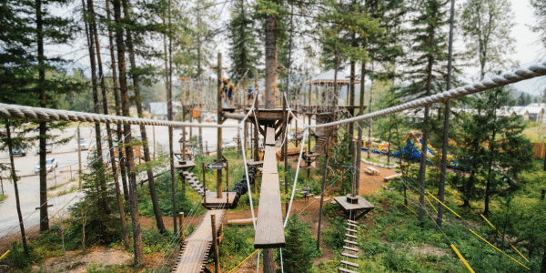 Aerial Adventure Park Near Glacier - Glacier Highline