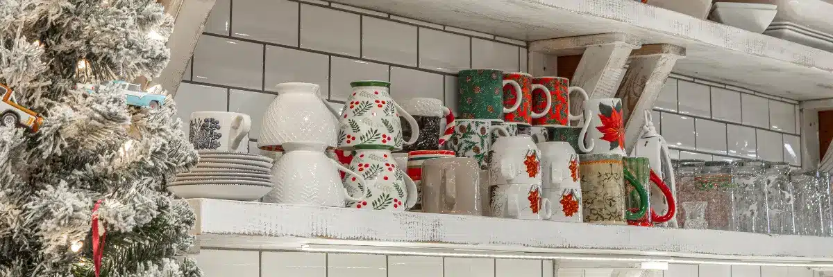 Holiday Party Venue - Hebron House Christmas Mugs