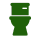 Bathroom Icon in Glacier Highline Green