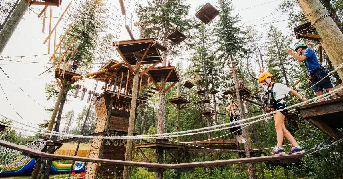 Family Adventure Parks Montana - Glacier Highline