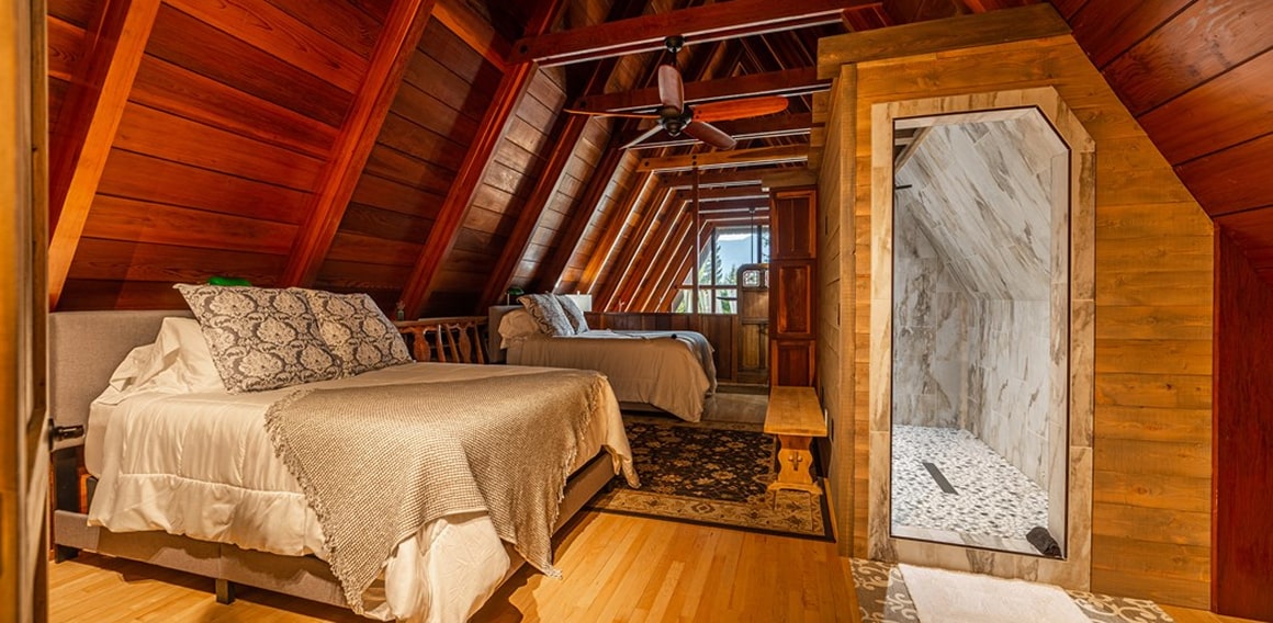 vacation rentals west glacier montana - hebron house upstairs