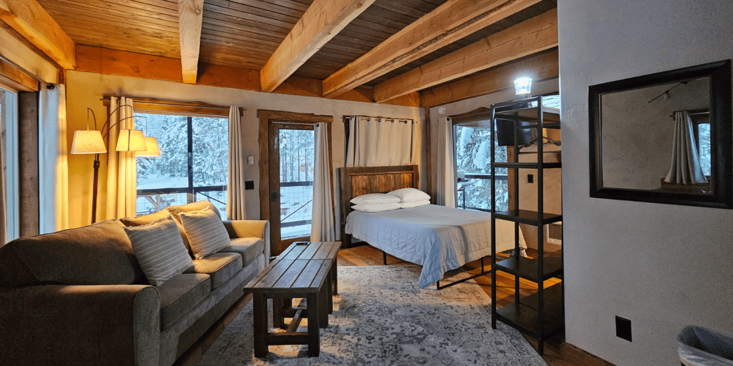 tower studio - lodging near coram, mt