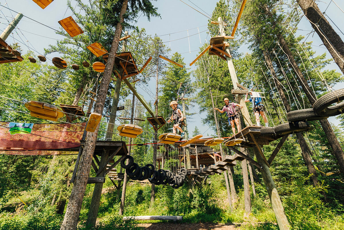 aerial adventure park coram, mt