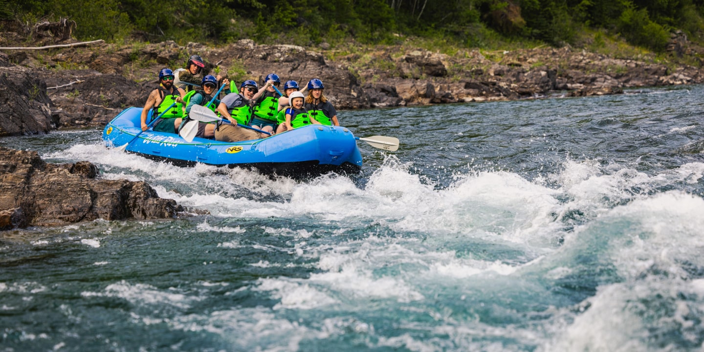 whitewater rafting flathead river - Wild River Adventures - Park N Paddle adventure