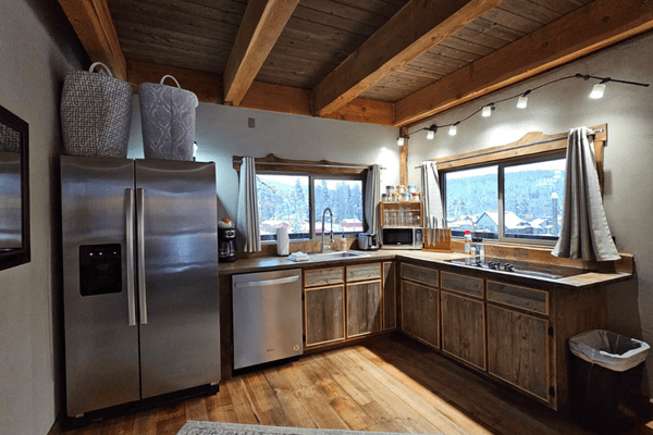 Glacier Highline's Tower Studio - Kitchen View