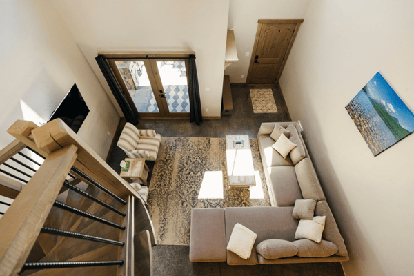 Glacier Highline's Fortress Condo interior view