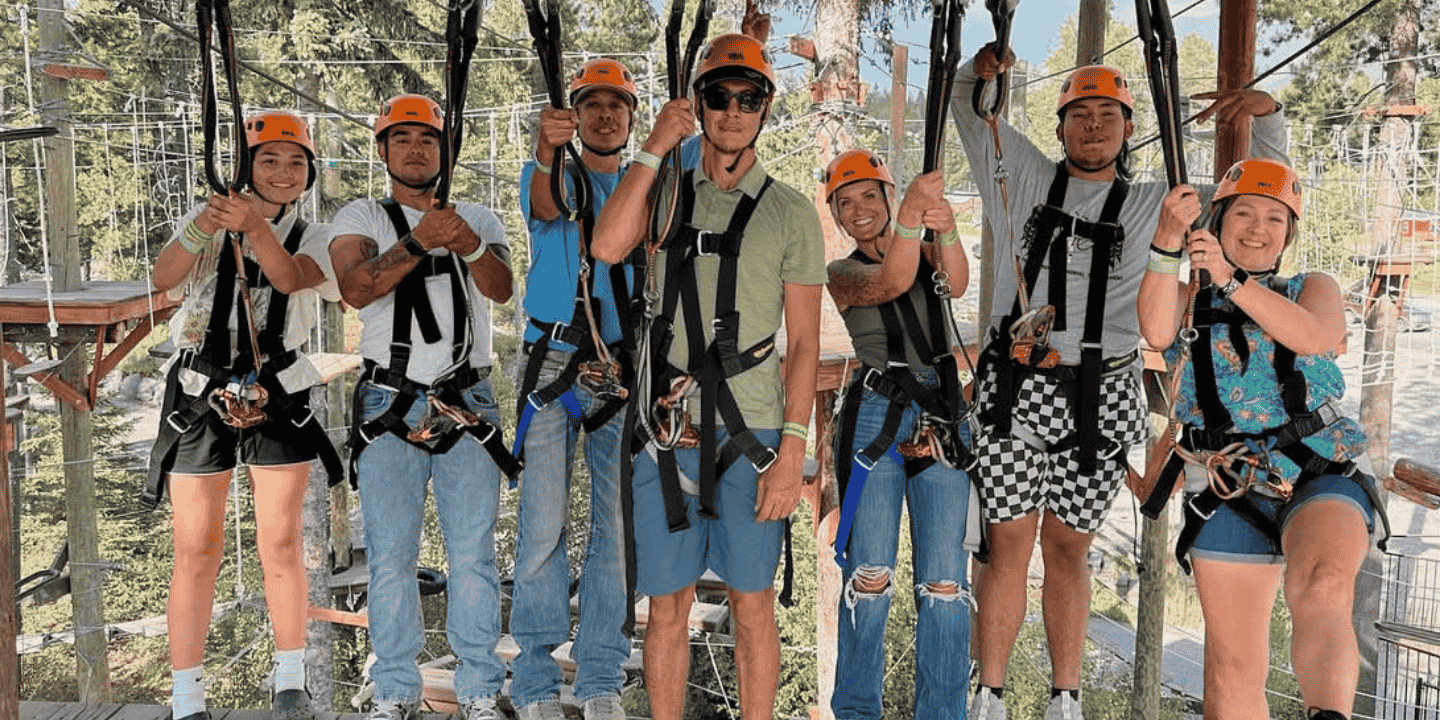 Group of youth at Glacier Highline