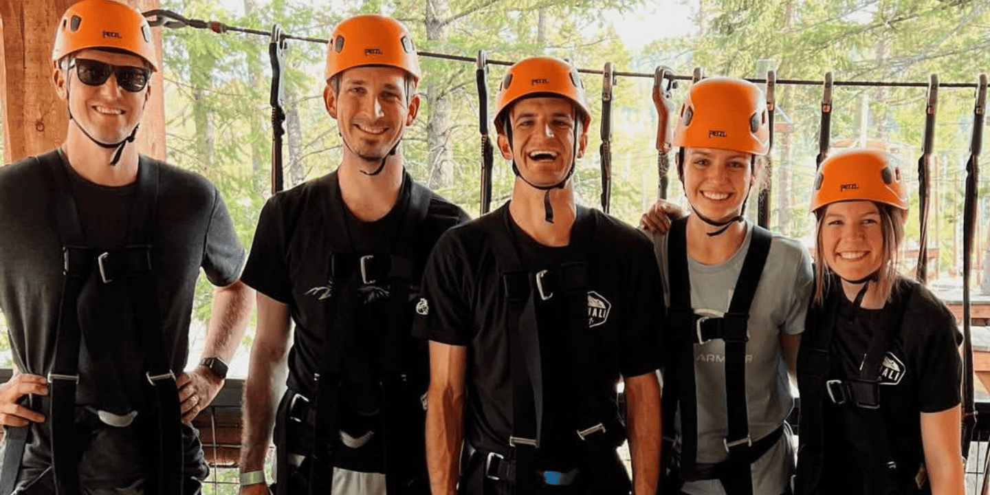 team bonding activities at Glacier Highline